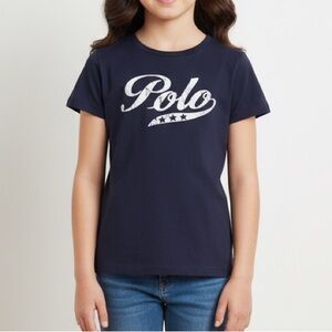 Polo by Ralph Lauren girl 12/14 years Dark Blue Tee